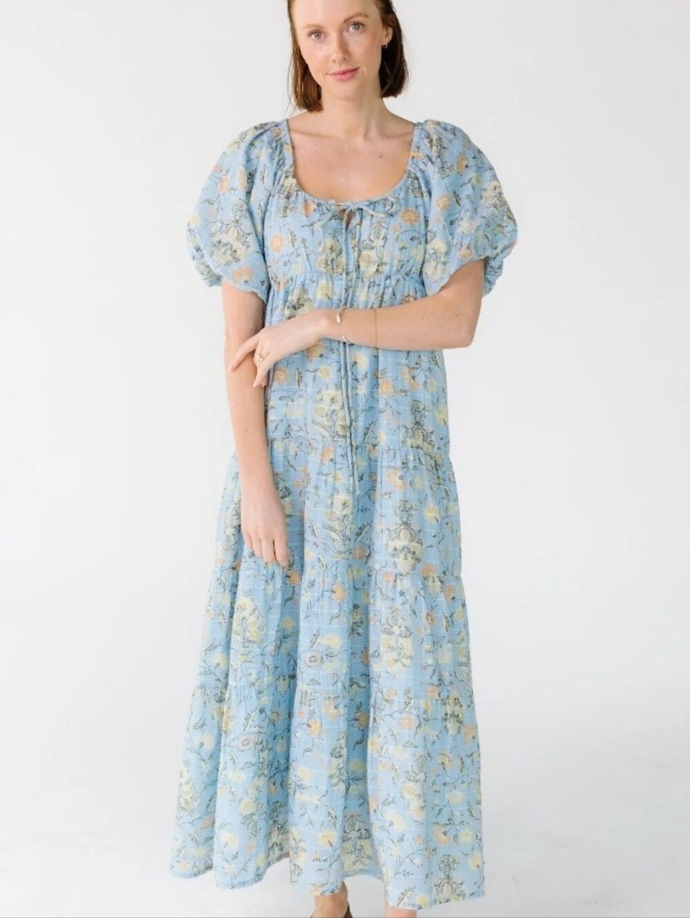 Citrus Spring Lyon Tiered Dress